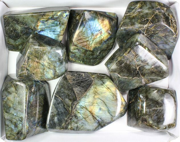 Lot: Lbs Free-Standing Polished Labradorite - Pieces #78027